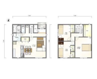 標準プラン：N-Ftype 3LDK2階建て
