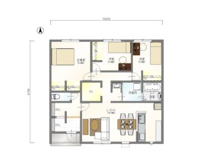 NO.018：HS-Atype 27坪3LDK平屋