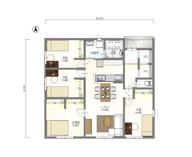 NO.020：HN-Atype 27坪4LDK平屋
