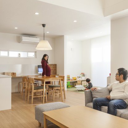 縦の変化を愉しむスキップフロア