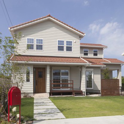 可愛らしいナチュラルカントリーハウス