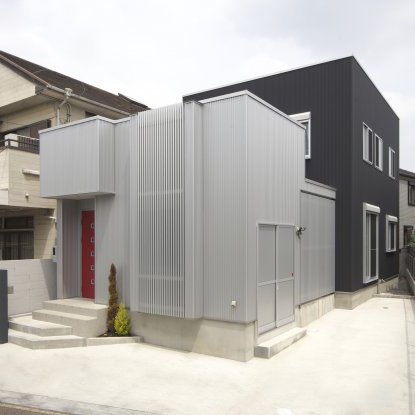 空間のつながりを大切にした家