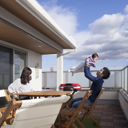 休日が待ち遠しい屋上のある家