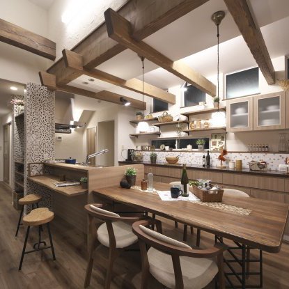 やさしい壁の家