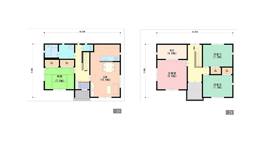 シンプルにベーシックな家