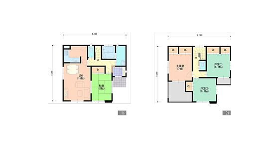 外にもプライベートスペースがある家