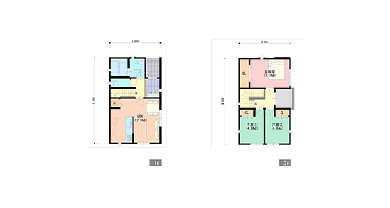 コンパクトでも充実した家