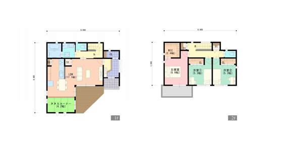 無駄のないコンパクトな家