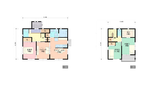 開放感と独立性が共存・リビングとダイニングを分けられる家