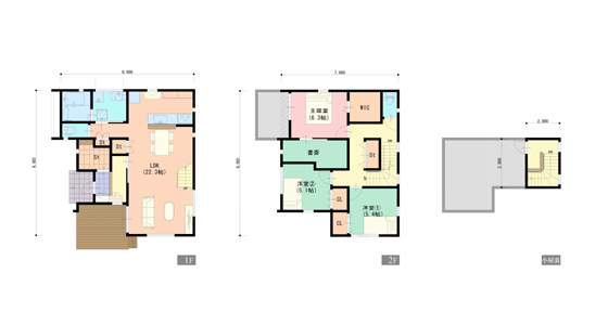 屋上庭園のある家