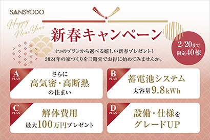 新春キャンペーンを開催します