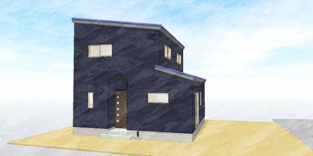 2世帯で住まう3LDKの家