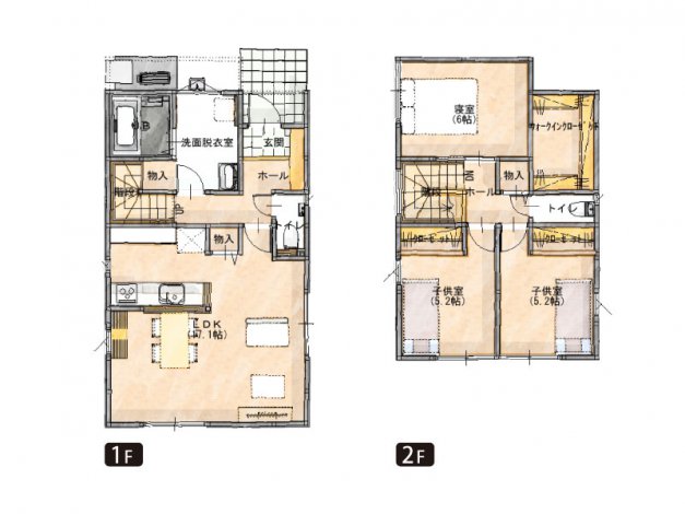 オーバーハングがスタイリッシュ！それでいて使いやすい家