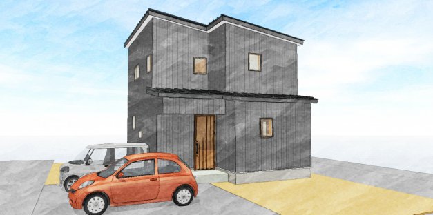 大開口でつながるリビングと和室！しっかり収納の家