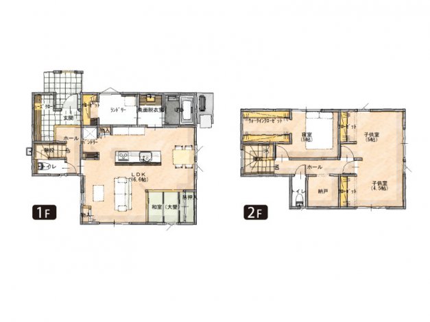 アイランドキッチンが暮らしを彩る！家事もしやすい家