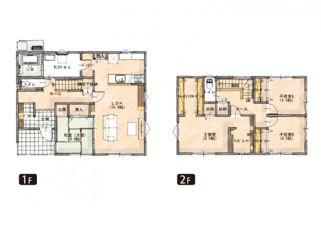 趣味を活かした間取り！マンガコーナーのある家