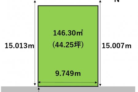 鯖江市糺町　建築条件なし　土地