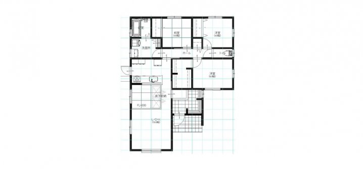 平屋25坪プラン