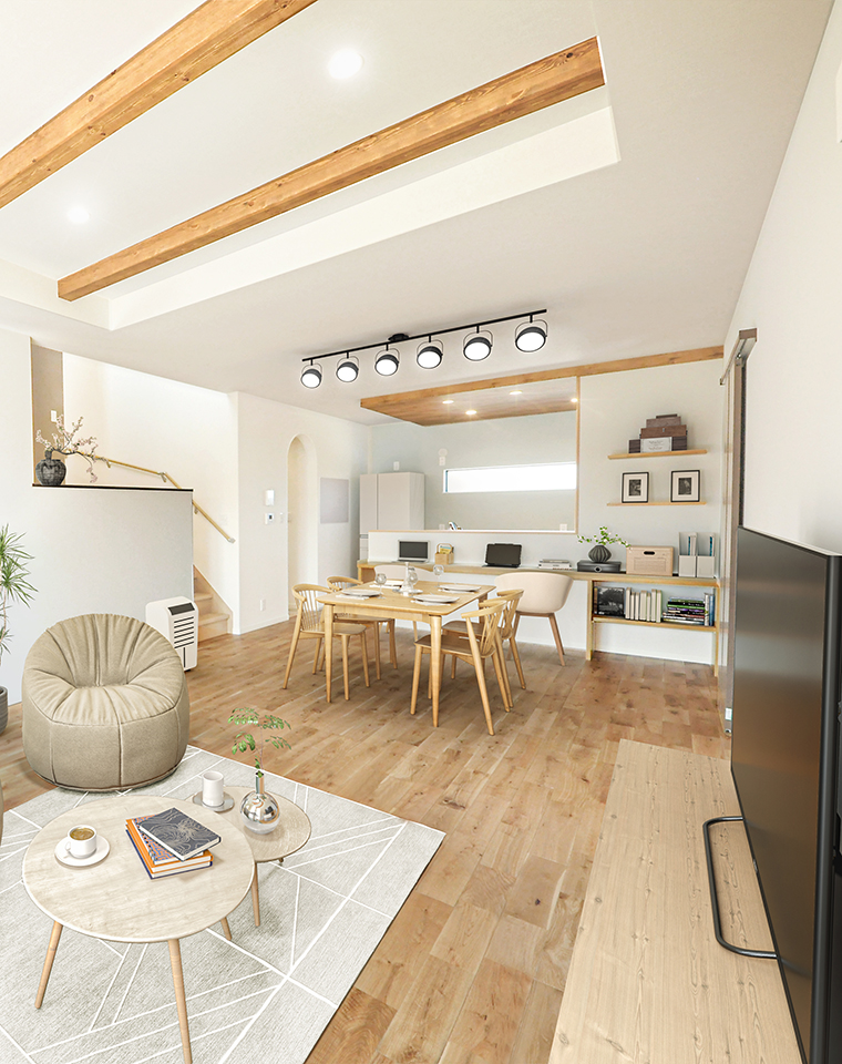 LDKにこだわりを詰め込んだお家