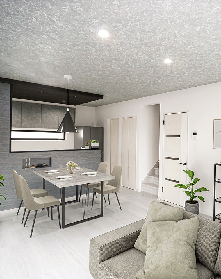 充実した機能性のシックモダン住宅