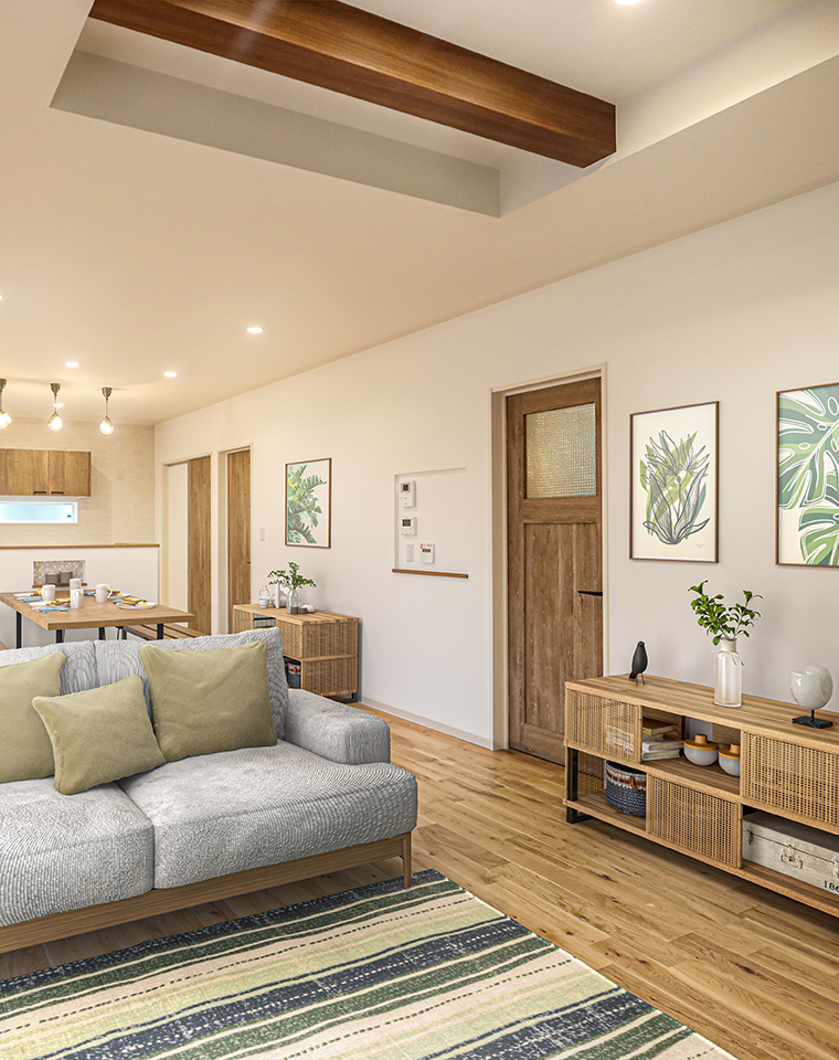 澄家搭載！内観も空気も清々しいカフェボタニカルなお家