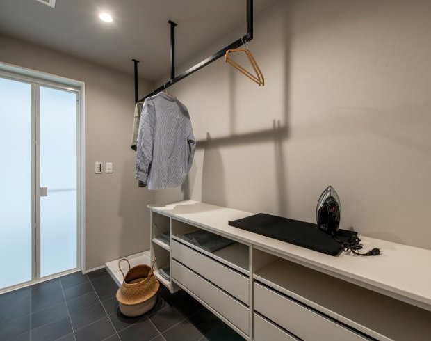 脱衣室は洗濯動線を重視。家事の負担を減らします。
※写真はイメージ