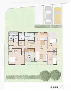 LDKに趣味のボルダリング！こだわりの平屋