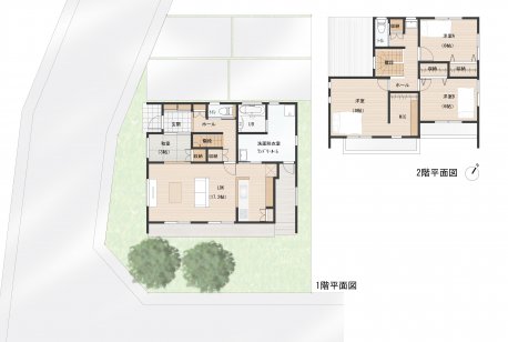 内干しと外干しの導線を考え抜かれたお家