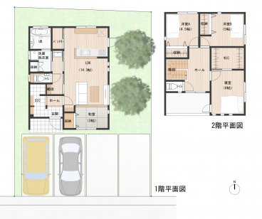LDK横畳コーナーは家事や小さなお子様に優しいスペース