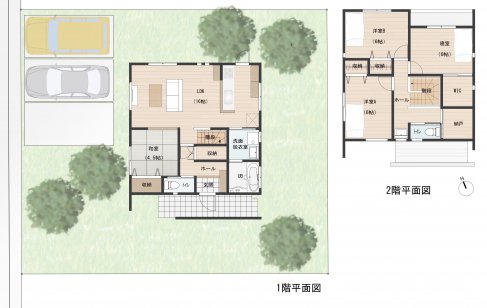 階段下収納を上手に使った家