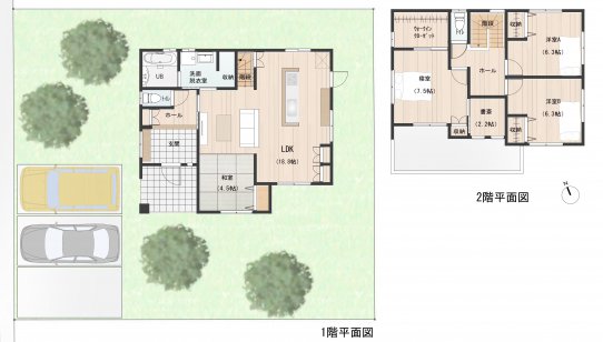 料理好きな奥様が喜ぶ、アイランドキッチンがあるお家