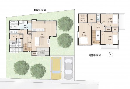 日当たりの良い畳コーナーでお昼寝できる家