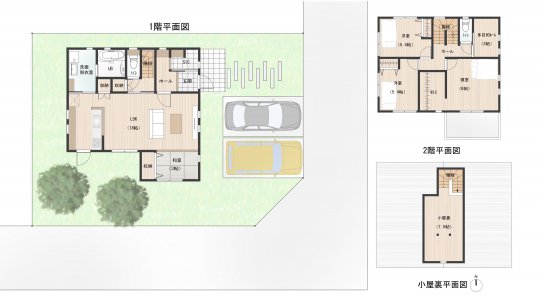 The 定番！小屋裏収納のある家