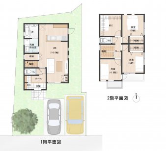 コンパクトな部屋にはファミリークロークが大活躍