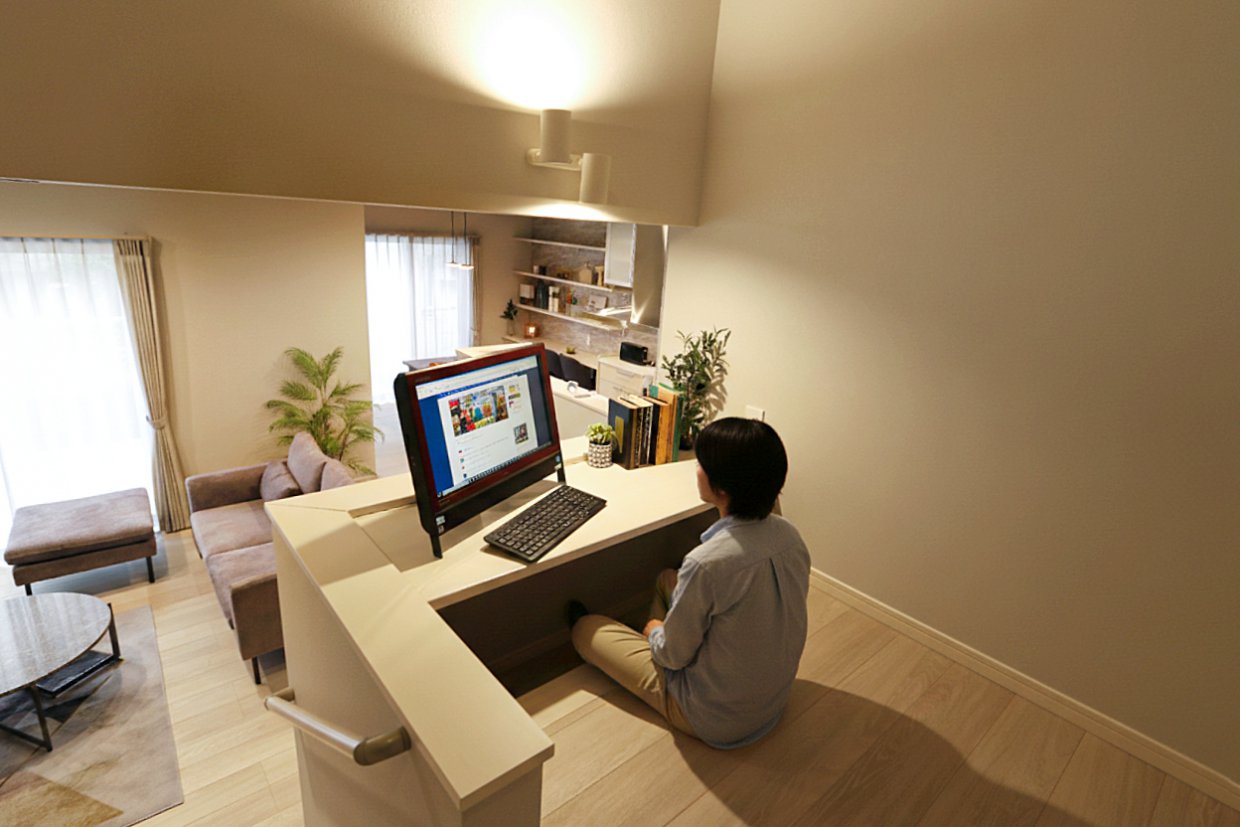 ワークカウンター付き・第2のリビング