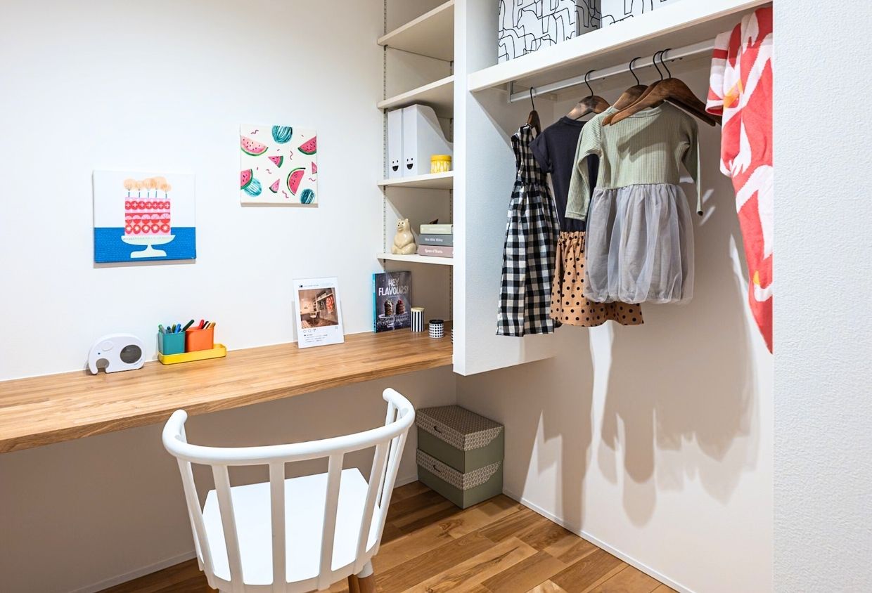 成長に合わせて使い方が変わる、柔軟な空間