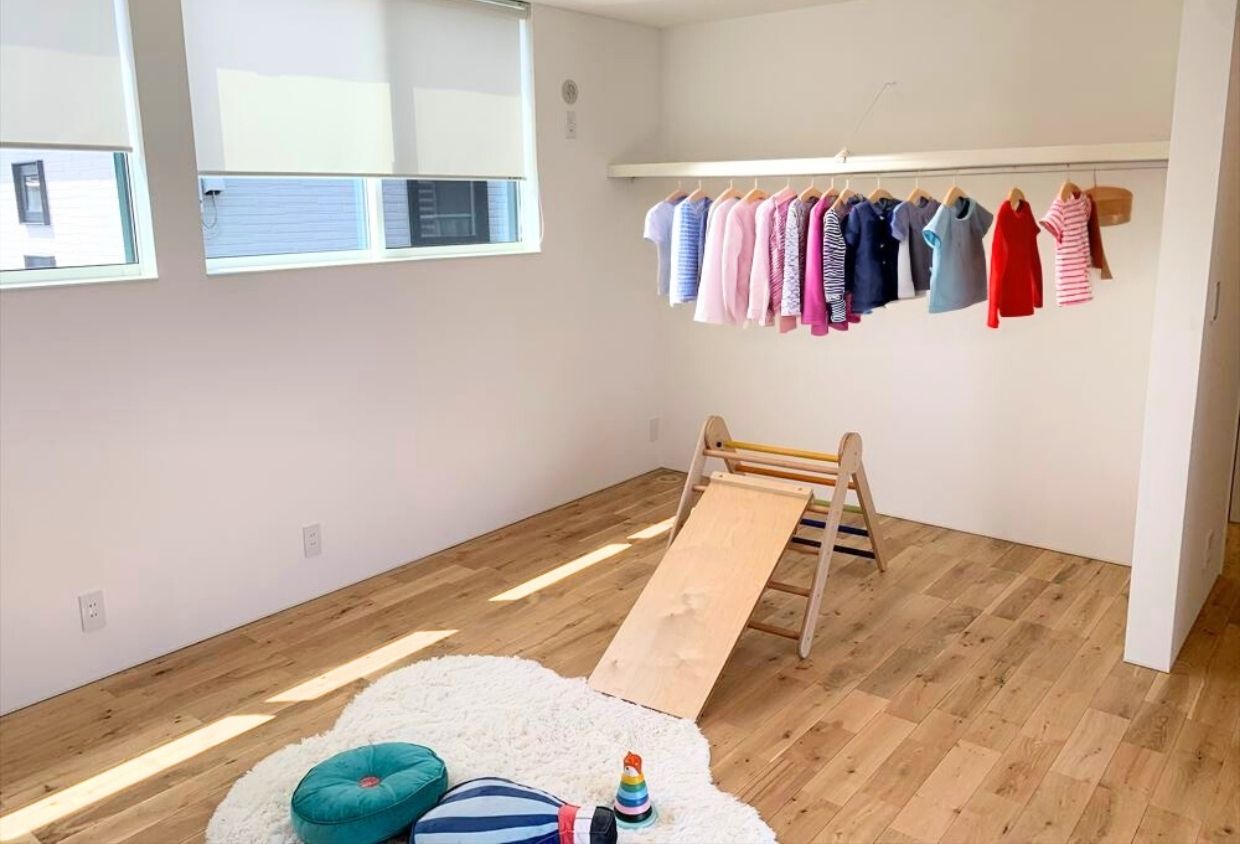 成長に合わせて使い方が変わる、柔軟な空間