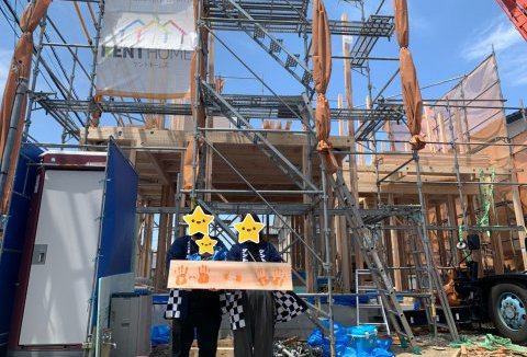 【地鎮祭・上棟】4/28（金）徳島市K様邸の上棟式を行いました