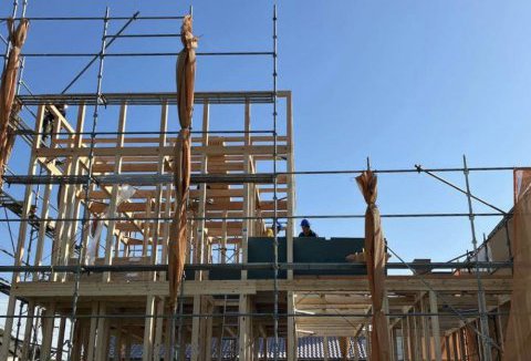 【地鎮祭・上棟】4/28（金）鳴門市I様邸の上棟式を行いました