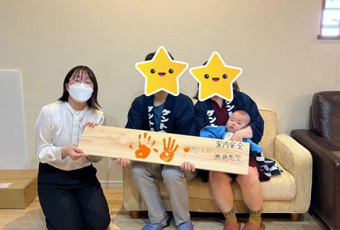 【地鎮祭・上棟】6/21（水）北島町E様邸の上棟式を行いました