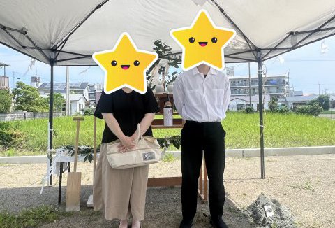 【地鎮祭・上棟】6/20（火）徳島市T様邸の地鎮祭を執り行いました