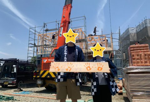 【地鎮祭・上棟】7/6（木）阿波市Y様邸の上棟式を行いました