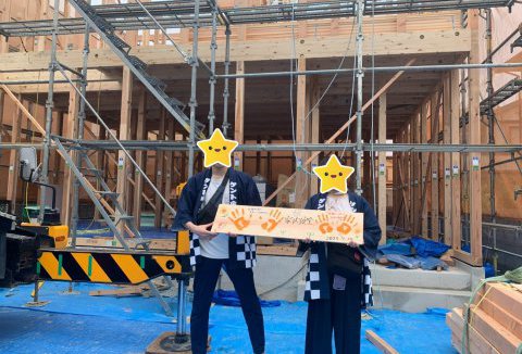 【地鎮祭・上棟】7/14（金）徳島市T様邸の上棟式を行いました