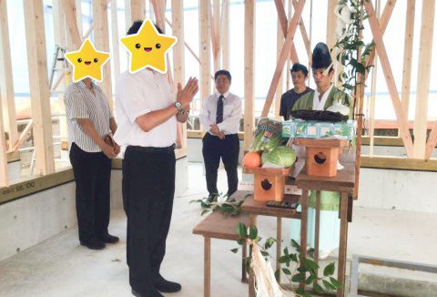 【地鎮祭・上棟】8/23（水）藍住町U様邸の上棟式を行いました