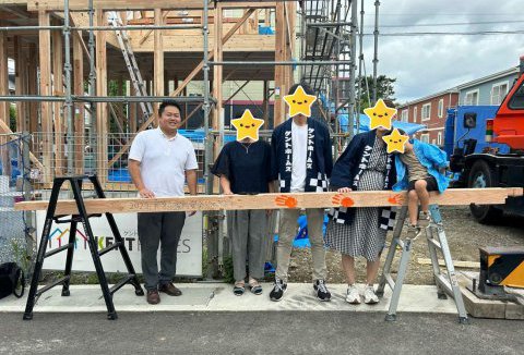 【地鎮祭・上棟】9/8(金)徳島市N様邸の上棟式を行いました