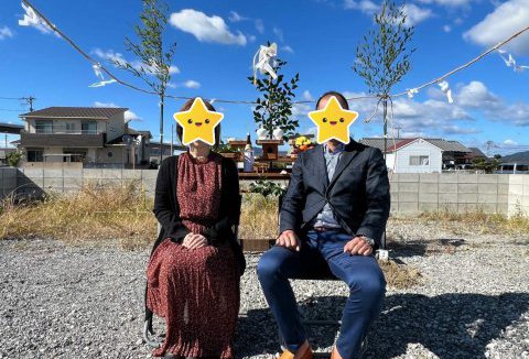 【地鎮祭・上棟】10/29(土)川内町T様邸の地鎮祭を執り行いました