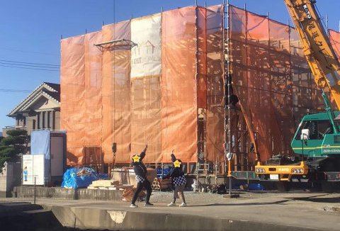 【地鎮祭・上棟】12/13(水)阿南市S様邸の上棟式を行いました