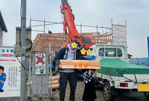 【地鎮祭・上棟】12/11(月)小松島市M様邸の上棟式を行いました