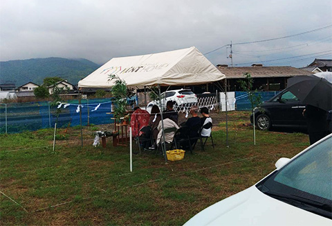 【地鎮祭・上棟】4/23(火)土成町H様邸の地鎮祭を執り行いました