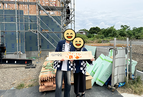 【地鎮祭・上棟】9/28(土)鳴門市K様邸の上棟を行いました